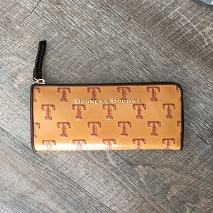 Dooney & Bourke Texas Rangers Cognac Clutch